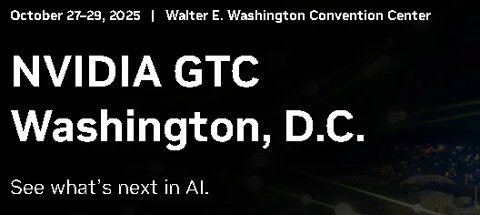NVIDIA GTC DC konferencia banner a Washington emlékművel