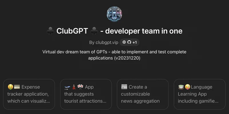ClubGPT: Egy agentic fejlesztőcsapat kísérlete