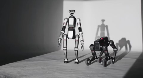 A LimX Dynamics Tron2 robotjának moduláris alkatrészeit és konfigurációit bemutató diagram.