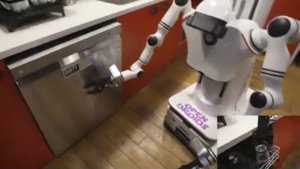 Robot mosogatógép párbaj hevül