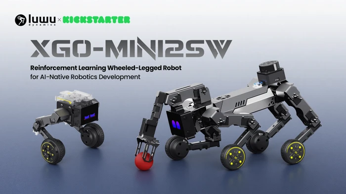 Ez a kerekes-lábas robotkutya az Ön AI kísérleti alanya akar lenni