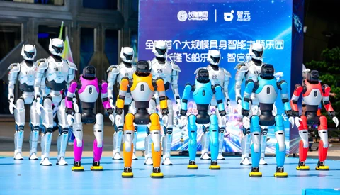 Agibot: 20 000 robot és egy 300 fős sereg egy vidámparkban