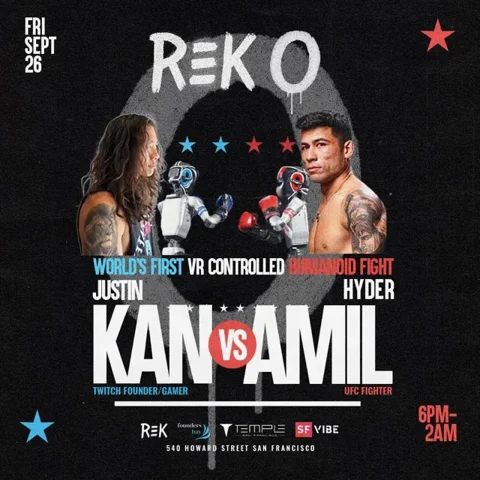 Twitch-alapító vs UFC-harcos: VR robotok összecsapása