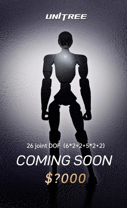 Az Unitree új humanoid robotot mutat be embodied AI-jal