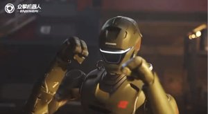 Az EngineAI T800 robot repülő rúgásokat gyakorol