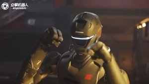 Az EngineAI T800 robot repülő rúgásokat gyakorol