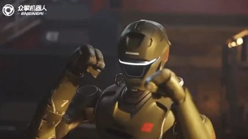 Az EngineAI T800 robot repülő rúgásokat gyakorol