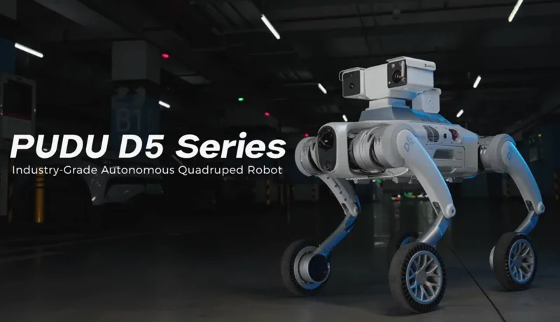Pudu D5: Új robotkutya a gyárba