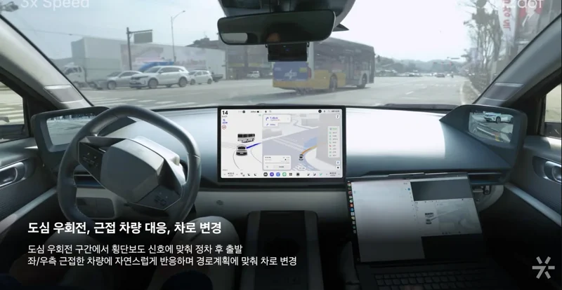 A Hyundai Atria AI látás alapján vezet, HD-térkép nélkül