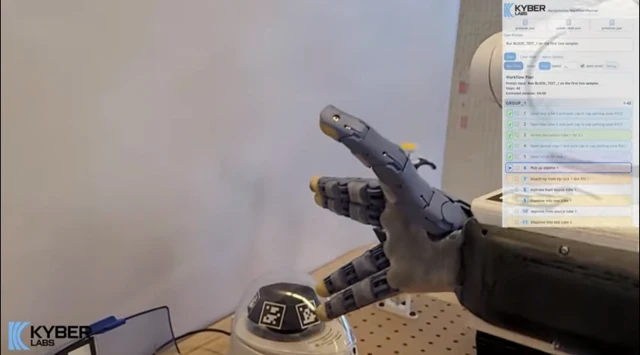Emberi kéz nélkül: a Kyber robotja tarolt a laborban