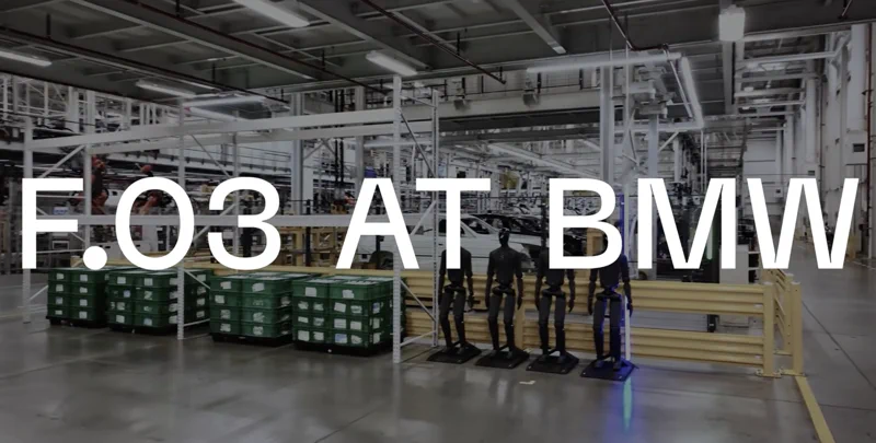 A BMW legújabb gyári munkása a Figure 03 humanoid robot
