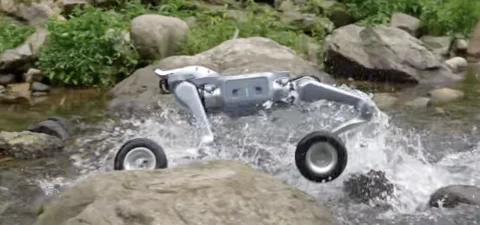 Az Unitree új robotkutyája kerekeken gurul a rémálmaink elől