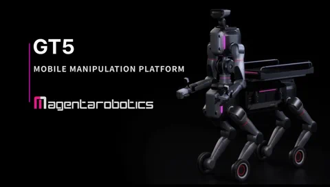 Magenta Robotics GT5: Négylábú, kétkerekű és kétkarú inas