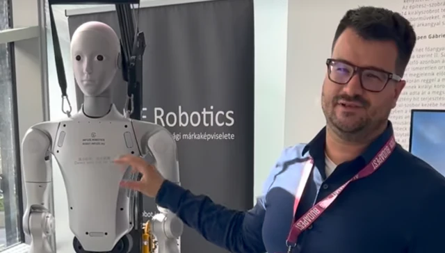 A Unitree H2 humanoid bemutatkozik Közép-Európában