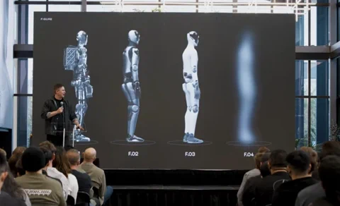 A Figure titokzatos F.04 humanoid robotja a 2026-os gyűlésen