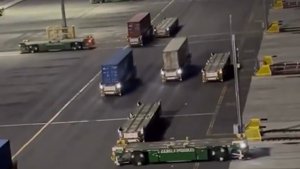 Kína okos kikötője: Robotok mozgásban