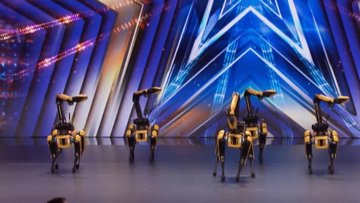 A Boston Dynamics robotjai lopják a show-t az America's Got Talenten