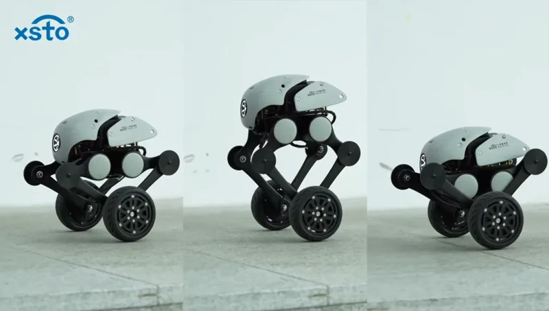 XSTO kétlábú robot: kerekes lábakkal hódítja meg a nehéz terepet