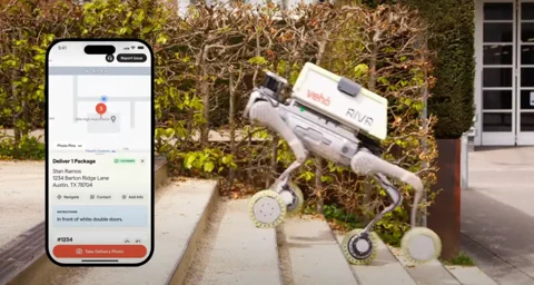 Kerekes-lábú robotok a házhozszállítás utolsó szakaszát forradalmasítják
